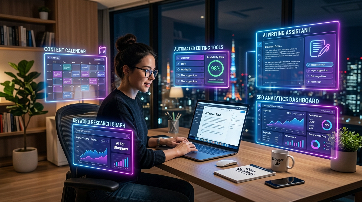 Top 5 AI content tools for bloggers