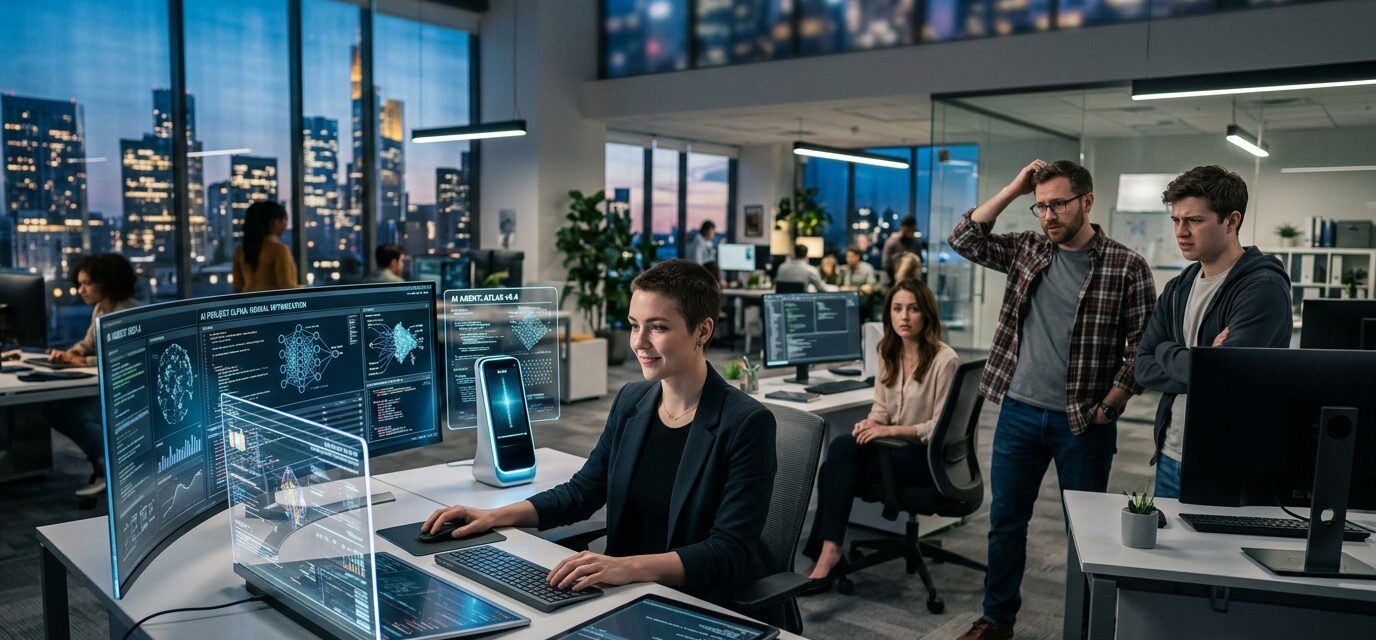 Tech workers with lower AI use are three times more likely to be laid off according to industry research