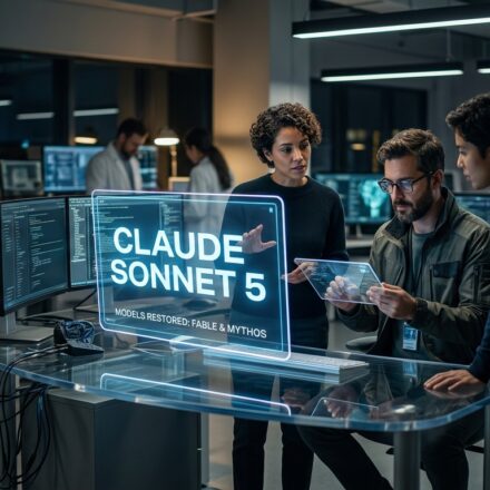 Anthropic deploys Claude Sonnet 5, Fable and Mythos restored announcement visual